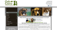 Desktop Screenshot of oakgrovevetnc.com
